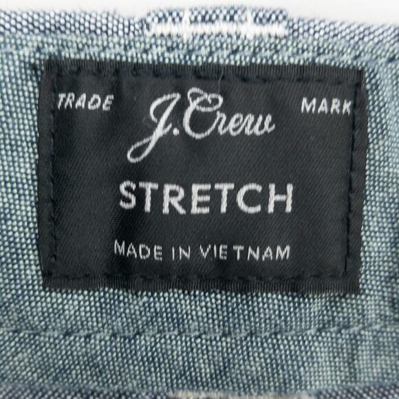 Chino Shorts Men's 31W 10" Inseam Charcoal Gray Flat Front Cotton Blend J. Crew - Picture 3 of 10